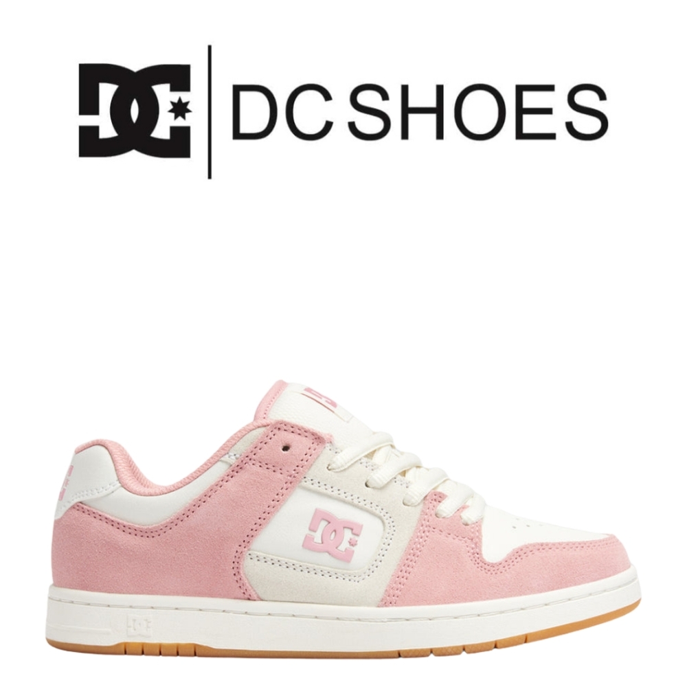 DC Shoes- Women's Manteca 4 Shoes - Size 6.5 - Pink, White
